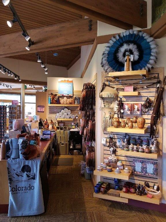 Items inside the gift shop