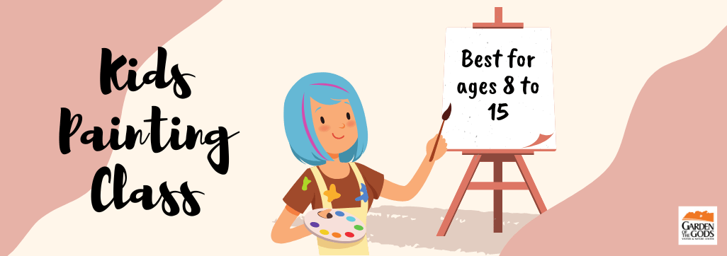 kids painting class graphic